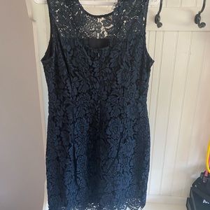 Banana Republic. NWT. Navy Lace Dress.